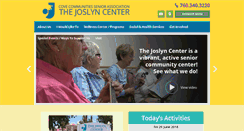 Desktop Screenshot of joslyncenter.org